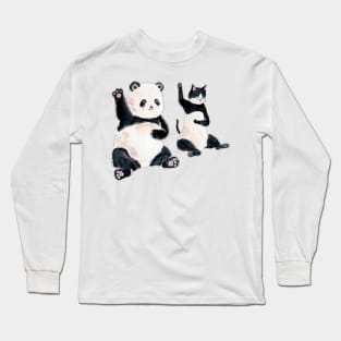 CAT & PANDA Long Sleeve T-Shirt